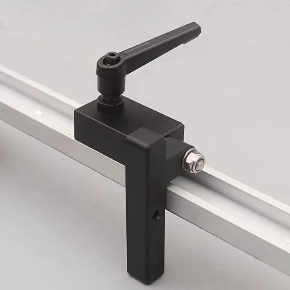 Table Slot Stopper T-Track Sliding Limiter Aluminum Cutting Limiting Block Portable Slide Limiter