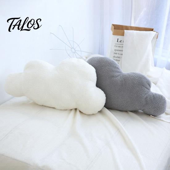 Throw Pillow Cute Comfortable Touch PP Cotton Stuffed Living Room Sofa Cloud Shape Cushion Daily Use