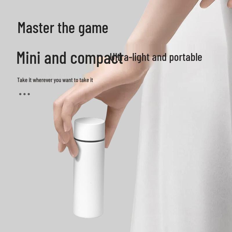 316 Stainless Steel Mini Lipstick Insulated Pocket Cup - Unisex, High-Value, Engravable