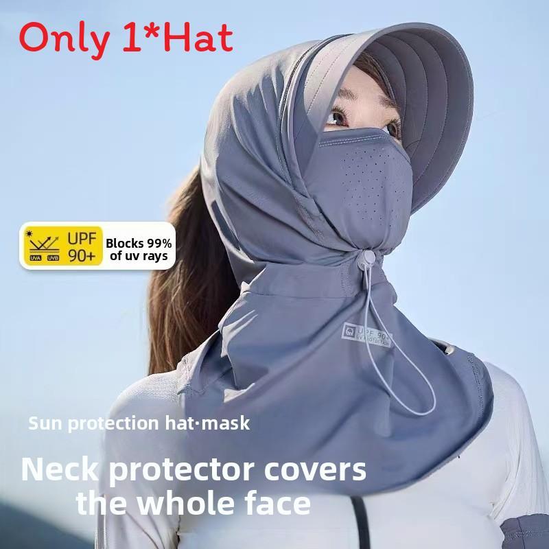 Summer Sun Protection Neck Gaiter With Breathable Ice Silk For Cycling And Driving