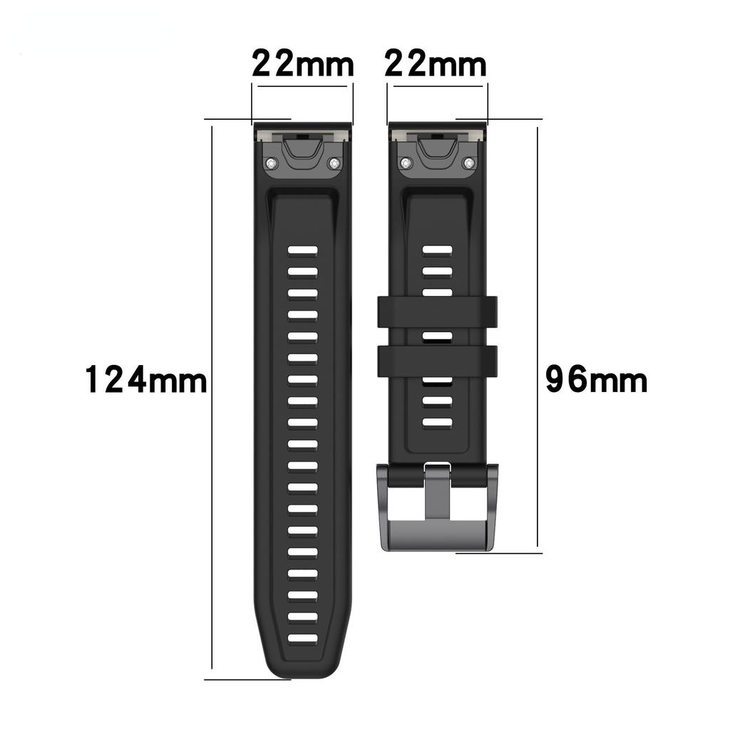 26MM 22MM 20MM Silicone Watch Band Straps For Garmin Fenix 6X 6 6S Pro 7X 7 Easyfit Wristband Fenix 5 5X 5S Plus Smartwatch Bracelet