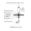 Sink Faucet with Fitting Stainless Drinking WaterFaucet Beverage Faucet 1/4 Tube