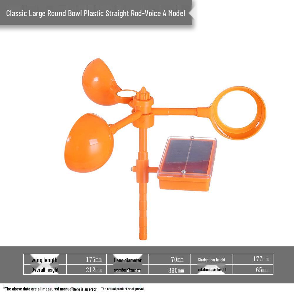 Odblaskowy odstraszacz ptaków zasilany energią słoneczną i wiatrową na farmy zewnętrzne i stawy rybne
