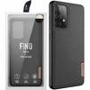 Dux Ducis Fino Case Cover Covered with Nylon Material Samsung Galaxy A72 4G Black