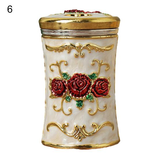 Toothpick Dispenser Box European Style Exquisite Relief Design 11 Styles Great Ultra-light Antique Organizer Case for Dorm