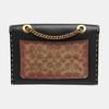 [Pre-Owned] Parker 26 Camellia Print Studded Trim PVC And Calfskin Handbag - Very Good #17PZD6J