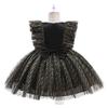 Kleid für kleine Mädchen, schlichtes Tüllkleid, Party, Geburtstag, knielang, ärmellos, Prinzessin, süße Kleider