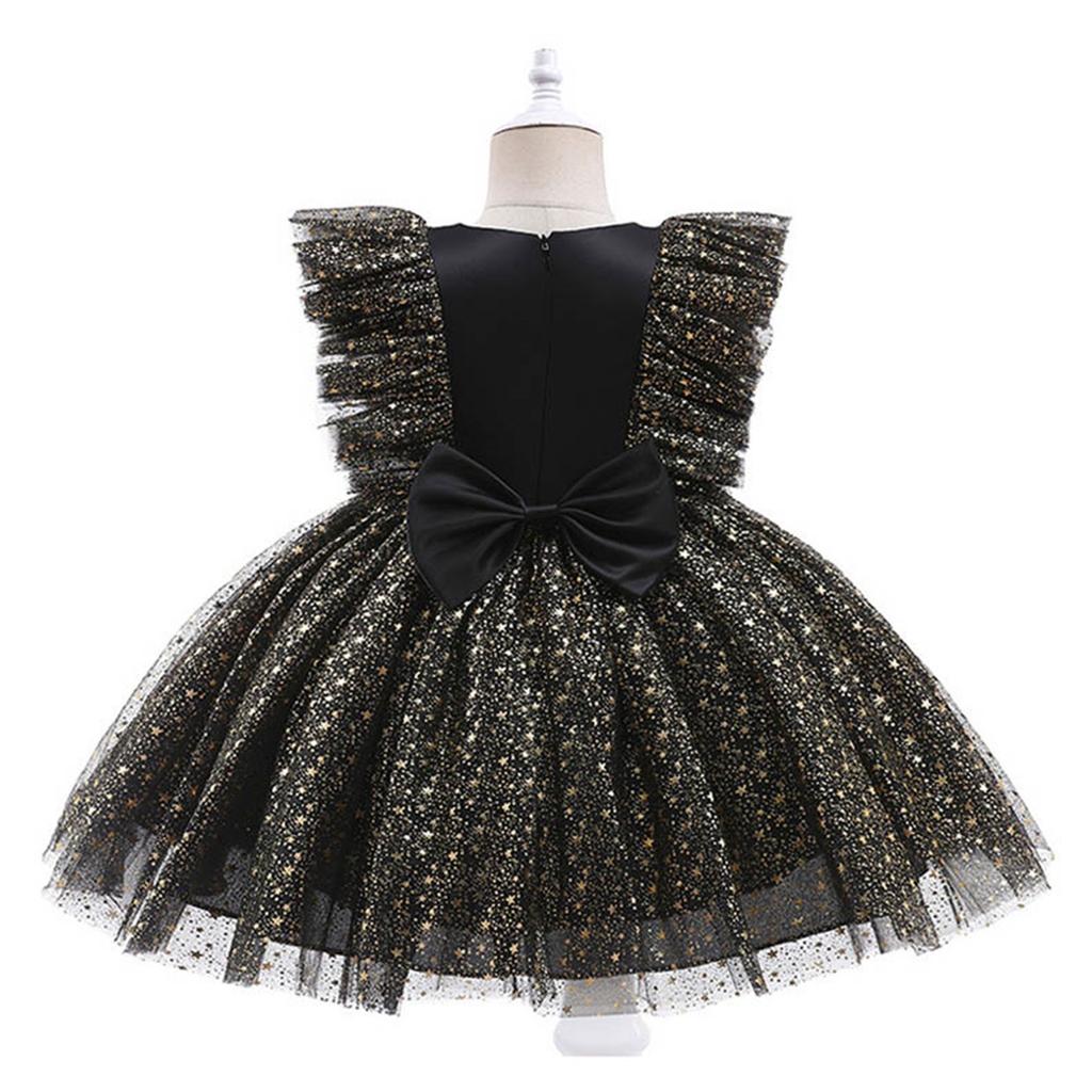 Kleid für kleine Mädchen, schlichtes Tüllkleid, Party, Geburtstag, knielang, ärmellos, Prinzessin, süße Kleider