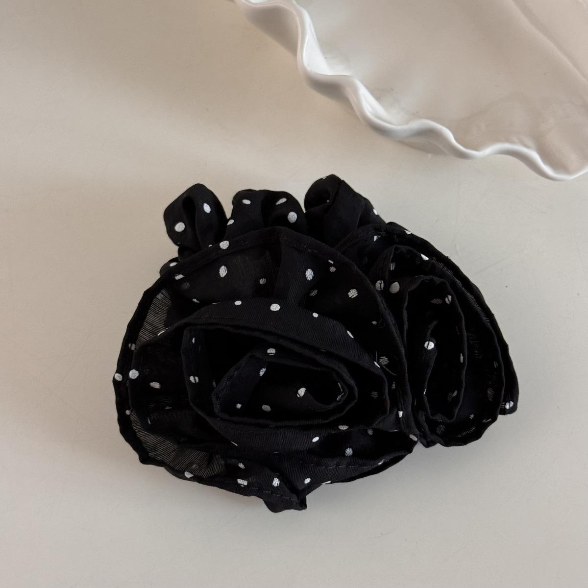 

Бутон розы французская высококачественная повязка для волос в горошек универсальная низкий хвост кольцо из толстой кишки диск веревка для волос аксессуары для волос новый