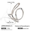 Ring Titanium Steel Jewelry of Luxurious and High-end Style Finger Ring Stainless Steel Accessory