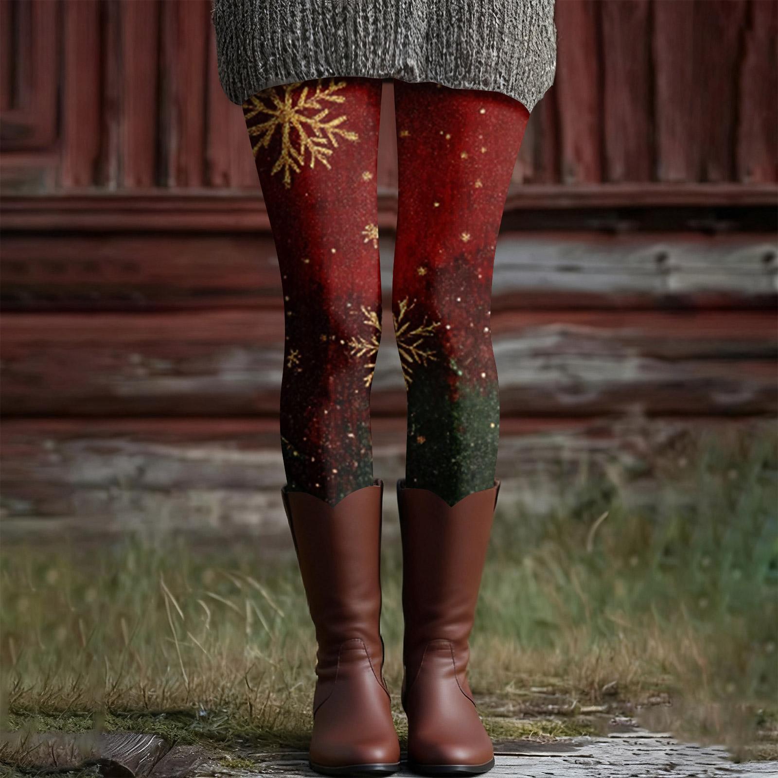 

Женские повседневные модные уличные брюки для йоги с принтом на Хэллоуин, облегающие эластичные укороченные брюки XL красный