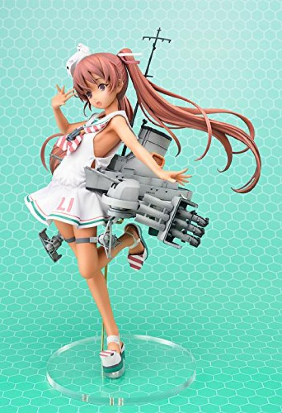 Kantai Collection Libeccio Scale Complete Figure Through Mail Order Via Hobby Japan Monthly Magazine June July 2017 and Select -KanColle- (Regular