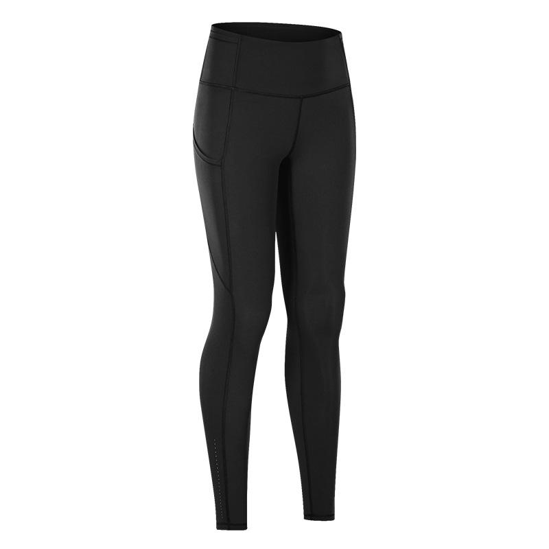 

Spring new multi-pocket sports yoga pants, hip lift high waist running fitness training nine-point pants L lightweight 4 (90-50kg)