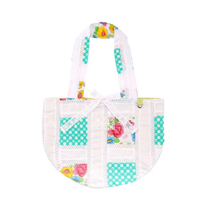 Patch round bag_mint