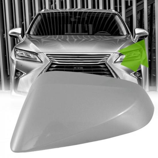 Silver Left Driver Side Rearview Mirror Cap Cover For Lexus NX RX 2015-2021 2020