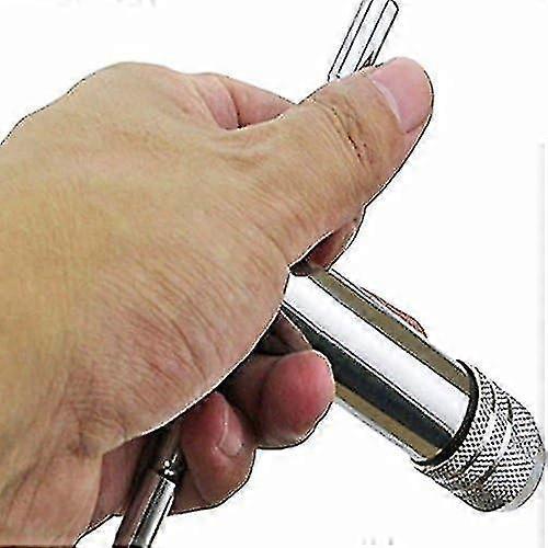 Hand Taps | Metric Taps | Taps And Dies | M3 M4 M5 M6 M8 Taps | Thread Taps | With Reversible Tap Holder With Ratchet - RiRi