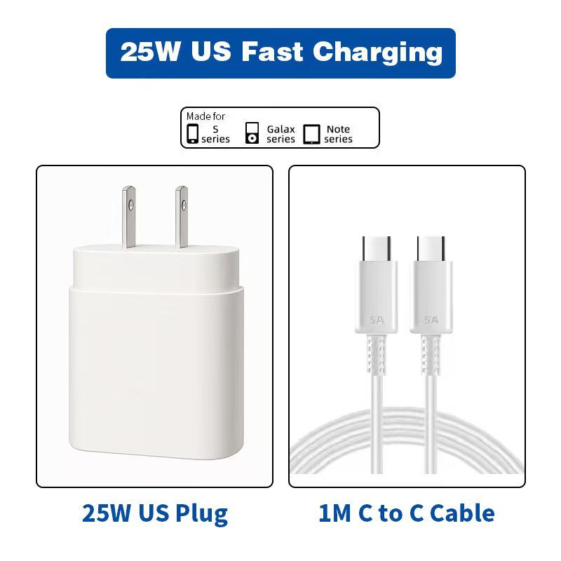 Samsung 25W European & British Standard PD Fast Charger