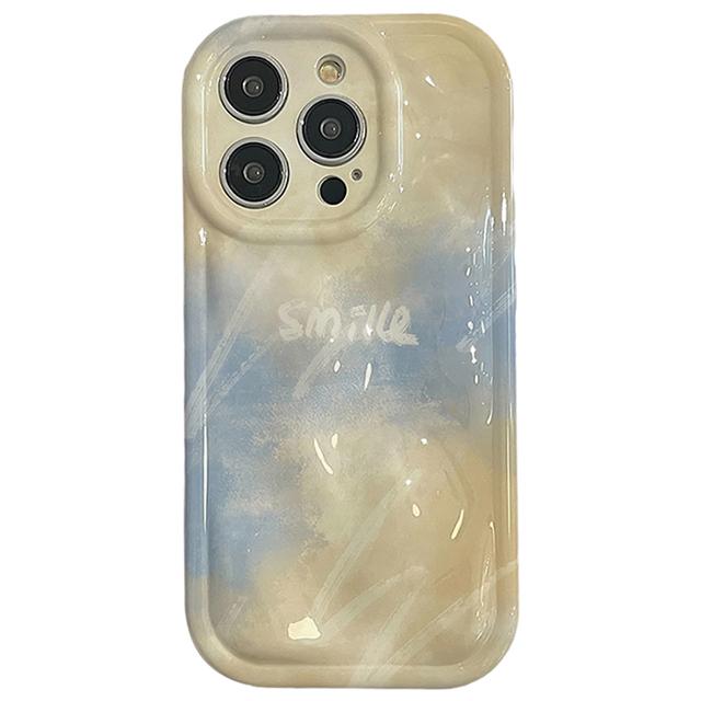 

Градиентный цвет 3d метеоритный узор с буквами противоударный чехол для телефона для Iphone 14 11 12 13 Pro Max прекрасный мягкий чехол на заднюю панель For iPhone 14Pro Max