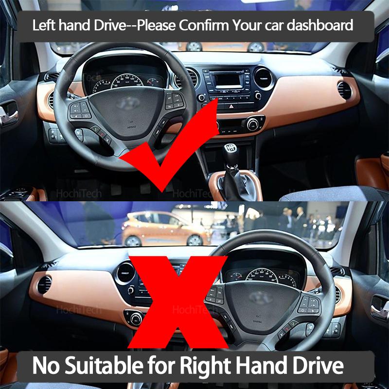 For Hyundai Grand I10 2013 2014 2015 2016 2017 Auto Car Dashboard Cover Dash Mat Board Pad Carpet Dashmat Anti-UV Mats