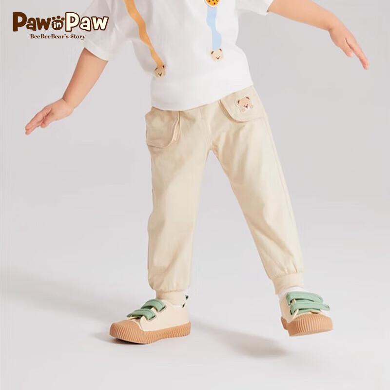 PawinPaw Boys  Cartoon Bear Summer Casual Pants 90