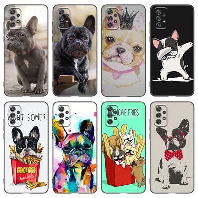 Linda funda de teléfono Bulldog para iPhone Samsung Galaxy Redmi Xiaomi Oppo OnePlus Note SA 7 8 9 10 11 12 13 14 20 21 22 23 53 54 Pro Max Plus Ultra