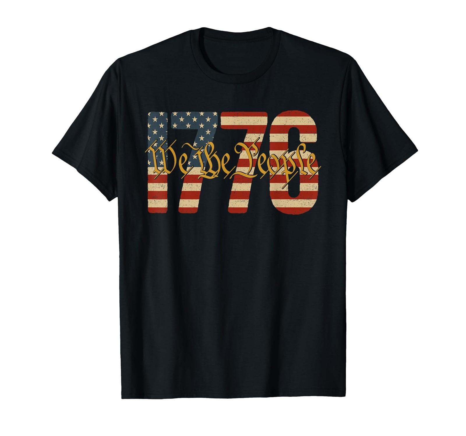 Vintage Old American Flag 1776 Betsy Ross Flag 13 Star Flag T-Shirt S