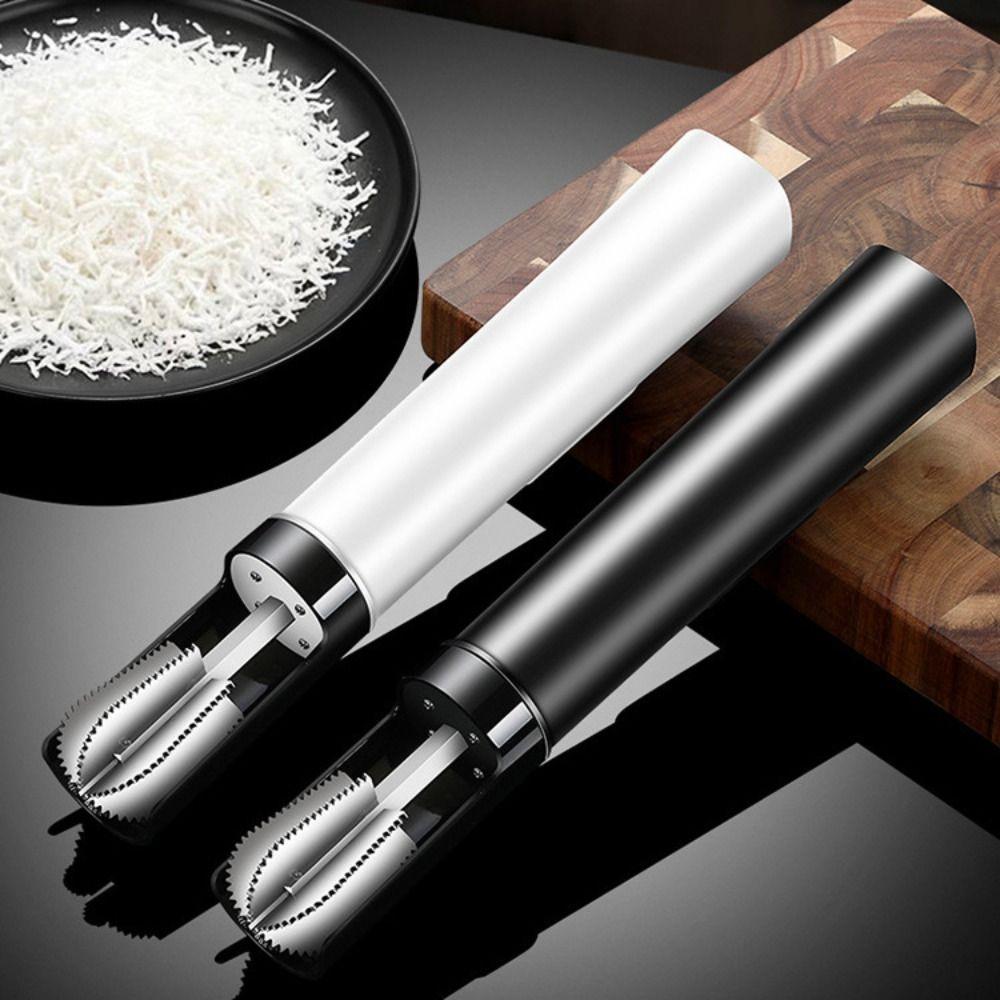 Anti-Splash Electric Coconut Meat Grater Rotating Safe Coconut Scraper Efficient Handheld Kitchen Coconut Shredder Kitchen Use