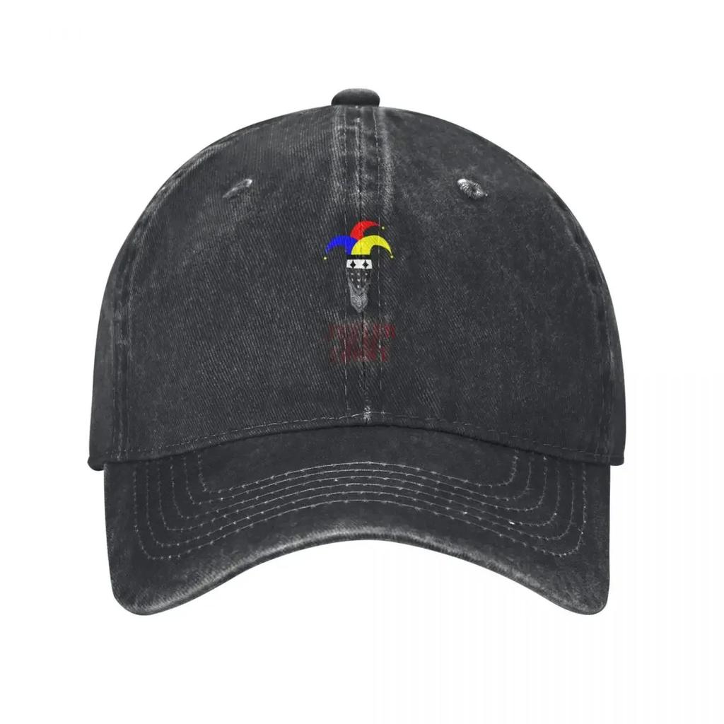 Jester of No Court Logo with Word Mark Mask Bandana Western Text Baseball Cap foam party Hat western Hat Boy Child Womens