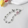 Cartoon Pearl Bowknot Phone Lanyard Anti-lost Detachable Love-heart Butterfly Phone Keychain Phone Chain Wrist Strap