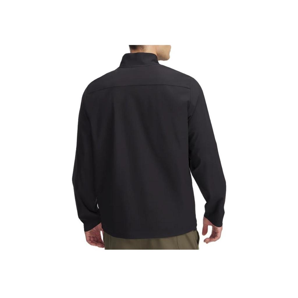 Under Armour Unstoppable UA Free Series Stand Collar Fashion Soft Versatile Long Sleeve Jacket Men jackets Black 6003087-001