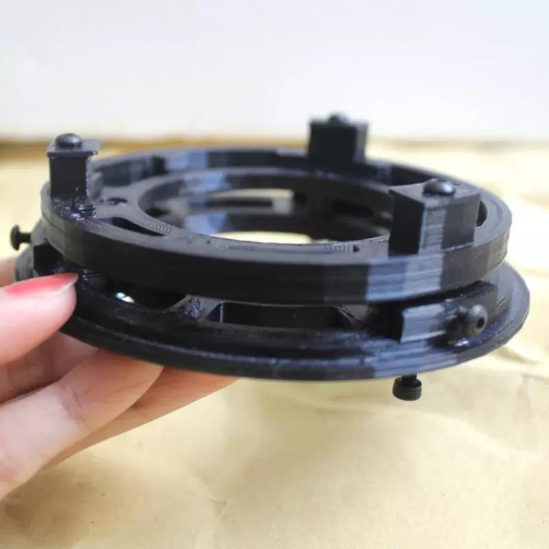 76-Caliber Joint 110pvc Special 3D Printing Primary Mirror-Seat Auxiliary Mirror Base Auxiliary Mirror Bracket Astronomical Telescope Accessories