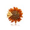 New Retro Brooch, High-end and Agile Bee Daisy Brooch, Female Brooch, Sunflower Brooch, Temperament Brooch, Brooch Pin