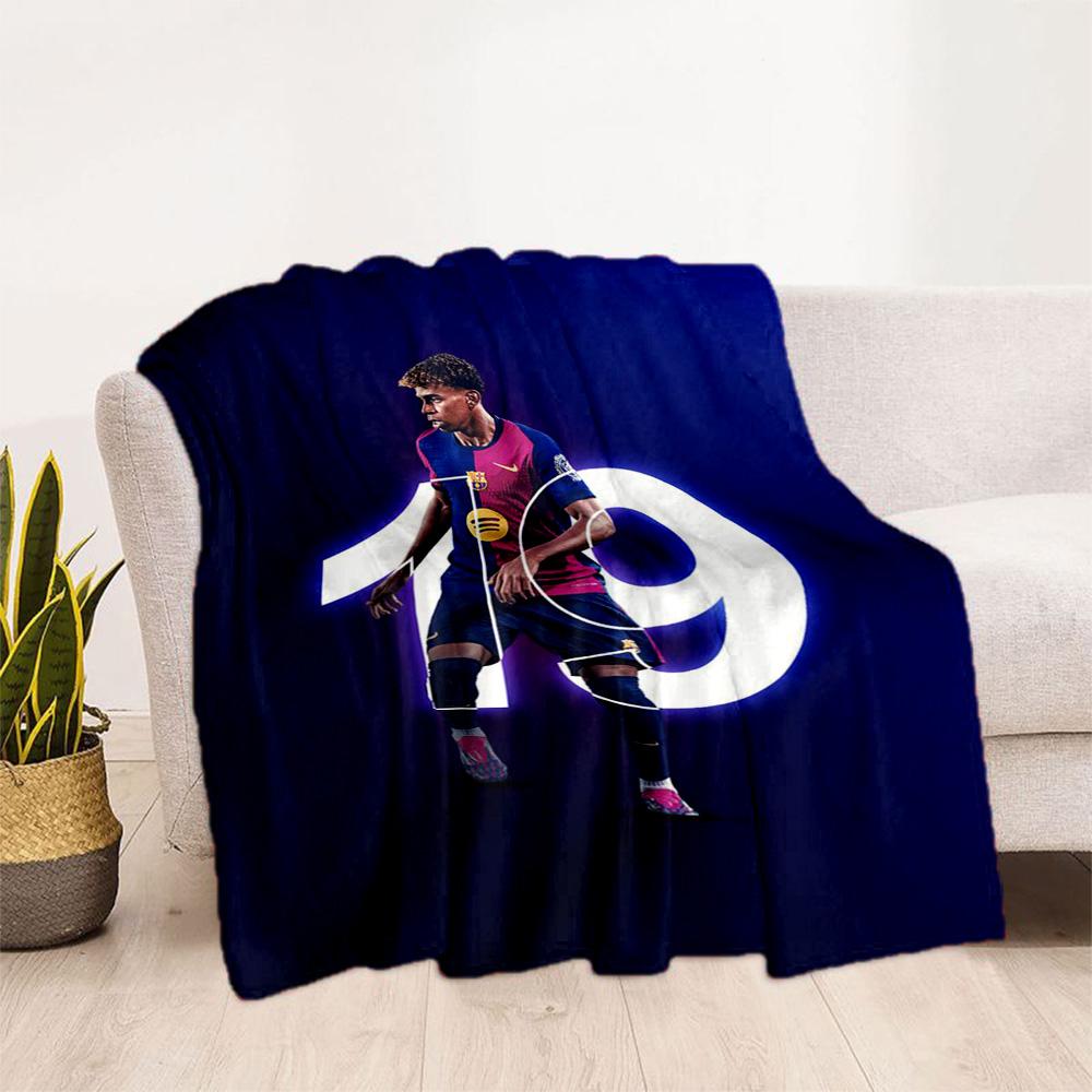 Lamine Yamal's Spain Football Legend Blanket Ultra-Soft Great for Couch Bedding Livingroom for All Occasions Playful Design Unique Gift for Family and