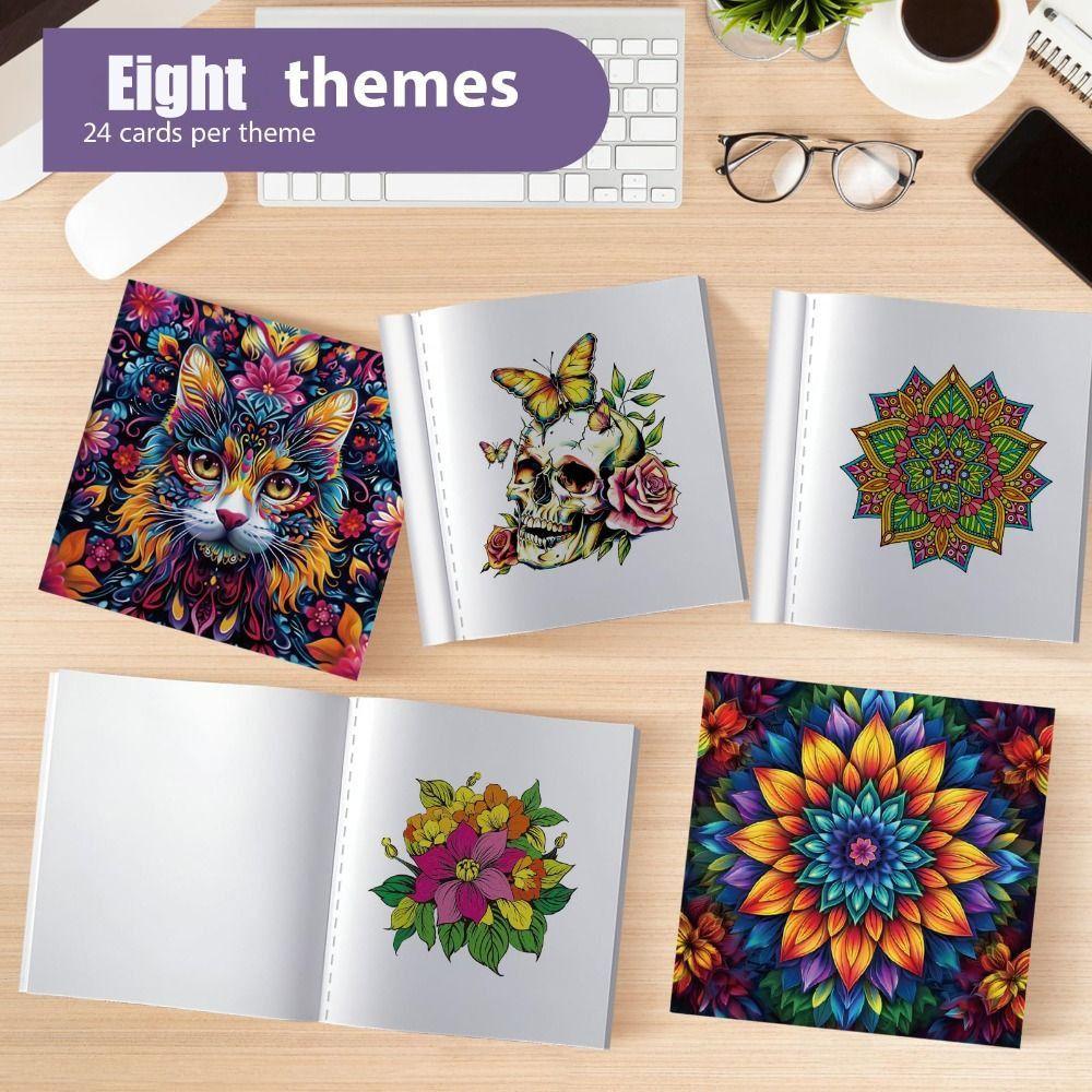 Tierdesigns Malbuch für Erwachsene Komplexe Designs Kritzelbuch Entspannung Geschenk