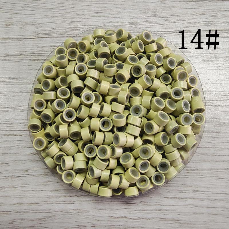 

Бесшовное кольцо для наращивания волос с силиконовой ручкой и золотой проволокой 200 pcs bag