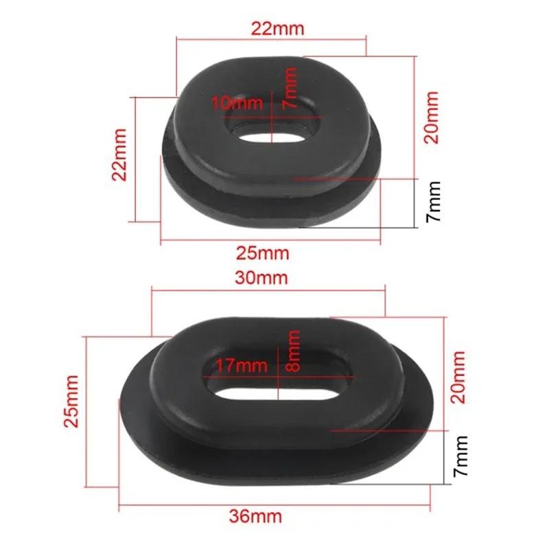 Motorcycle Rubber Grommet Body Side Cover Fairing Goldwing Bolt for Honda CG125 CT125 CB125 CB500 CB550 CB750 CL100 XL125 Amagi