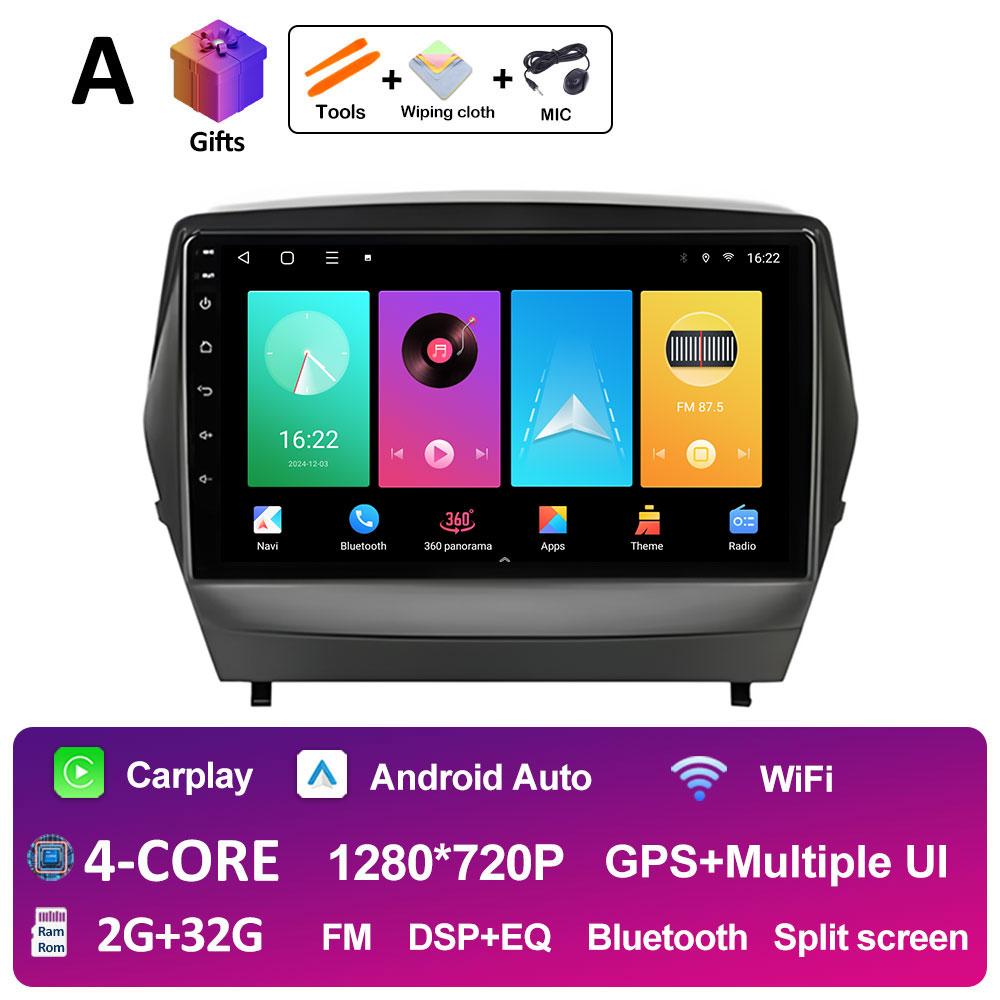 For Ix35 Hyundai Tucson 2 LM IX35 2009 2010 2011 2012 - 2015 Android Intelligent System GPS Navigation Cooling Fan WIFI No 2 Din
