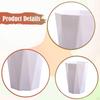 Round PP Bin, Lightweight, Modern And Washable, Ideal for The Bedroom Bathroom.