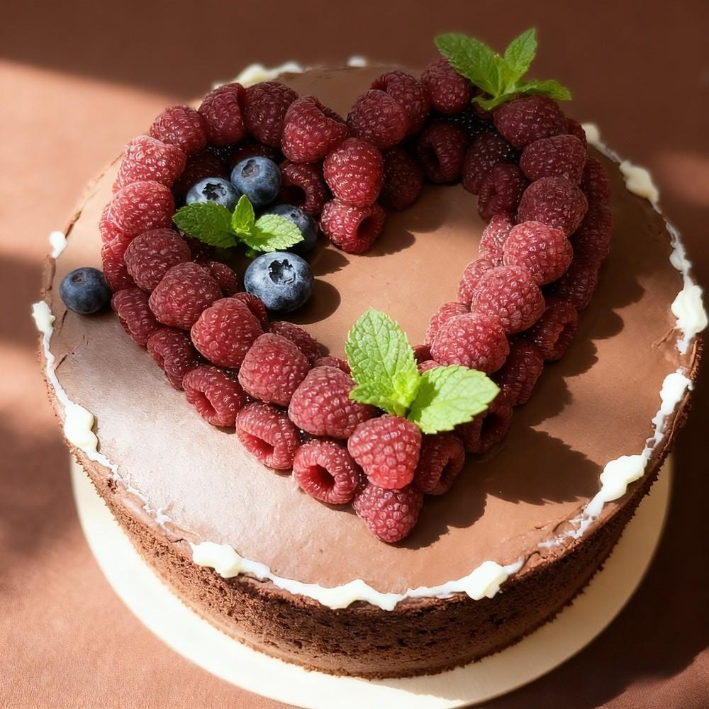 Realistic Silicone Raspberry Molds Lifelike 3D Heart Ring Molds Multifunctional Non-stick Raspberry Mousse Cake Mold Fondant