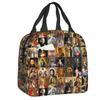 Custom Sacred Heart Of Jesus Lunch Bag Women Thermal Cooler Insulated Lunch Box for Kids School Children