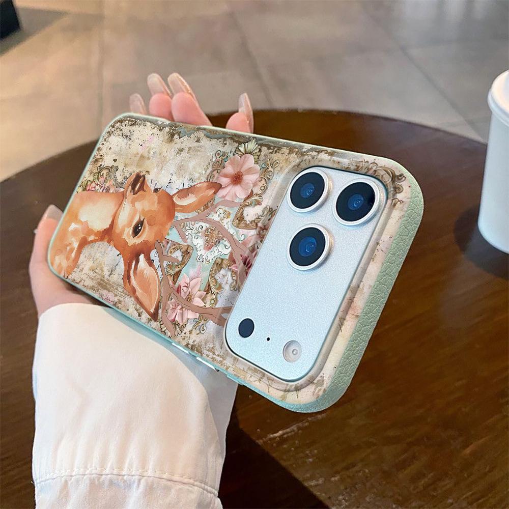 A Deer Phone Case For IPhone 17 Pro Max 17Air 11 13 12 14 15 16 Plus Soft Silicone Senior Cover Case 15pro Case