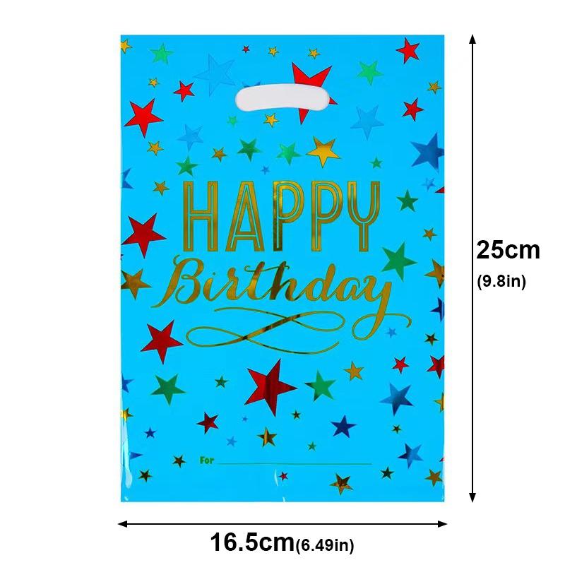 10/20/30pcs Birthday Party Gift Aluminum Wedding Candy Plastic Snack Bags Gift Packaging Holiday Return Bags