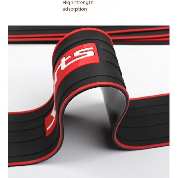 Car Rear Bumper Protector Guard for Jaguar F-PACE,Rubber Trunk Door Entry Guards with Strong Adhesive Anti Scratch Exterior Accessories,A