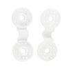 100pcs Shade Cloth Plastic Clips Round Fixing Clips for Greenhouse Outdoor Garden Anti Bird Netting Agricultural