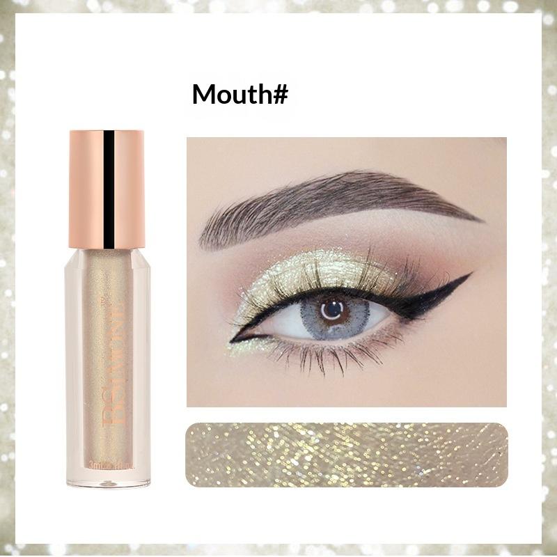 Bsimone Liquid Eyeshadow Glitter Pearl Matte Texture Lasting Brighten Waterproof  Liquid Eyeshadow Eye Cosmetics