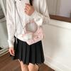 Neue Koreanische Crossbody-Taschen Damen Niedliche Ballett Mode Handtasche Bequeme und Vielseitige Textur Schulter-Aufbewahrungstaschen