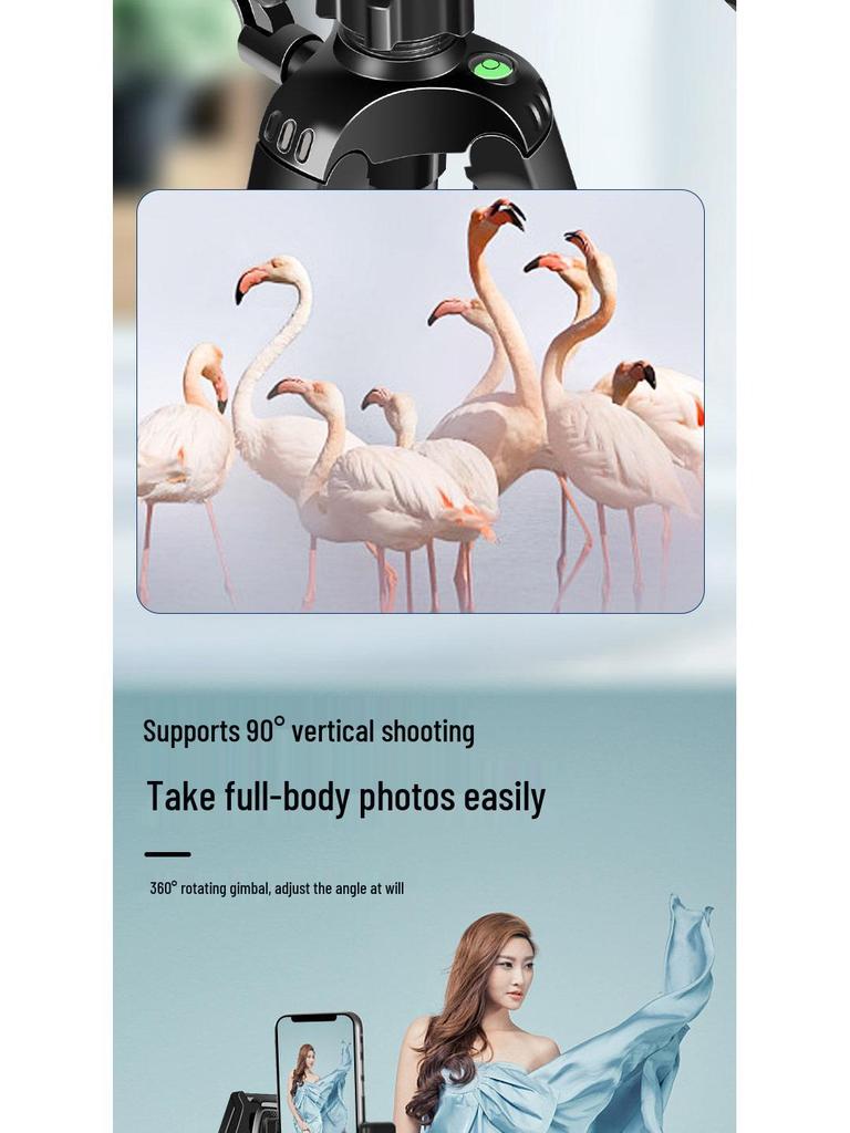 2024 Universal Phone Holder with Fill Light for Live Streaming and Outdoor Content Creators