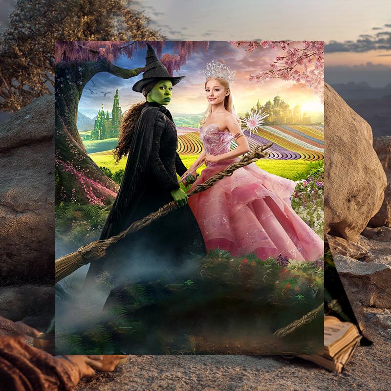 1PC Magic Witch And Friendship Flannel Blanket Gift, Suitable for Both Men And Women, Soft Ideal for Beds And Sofa, Birthday Or Christmas Gift