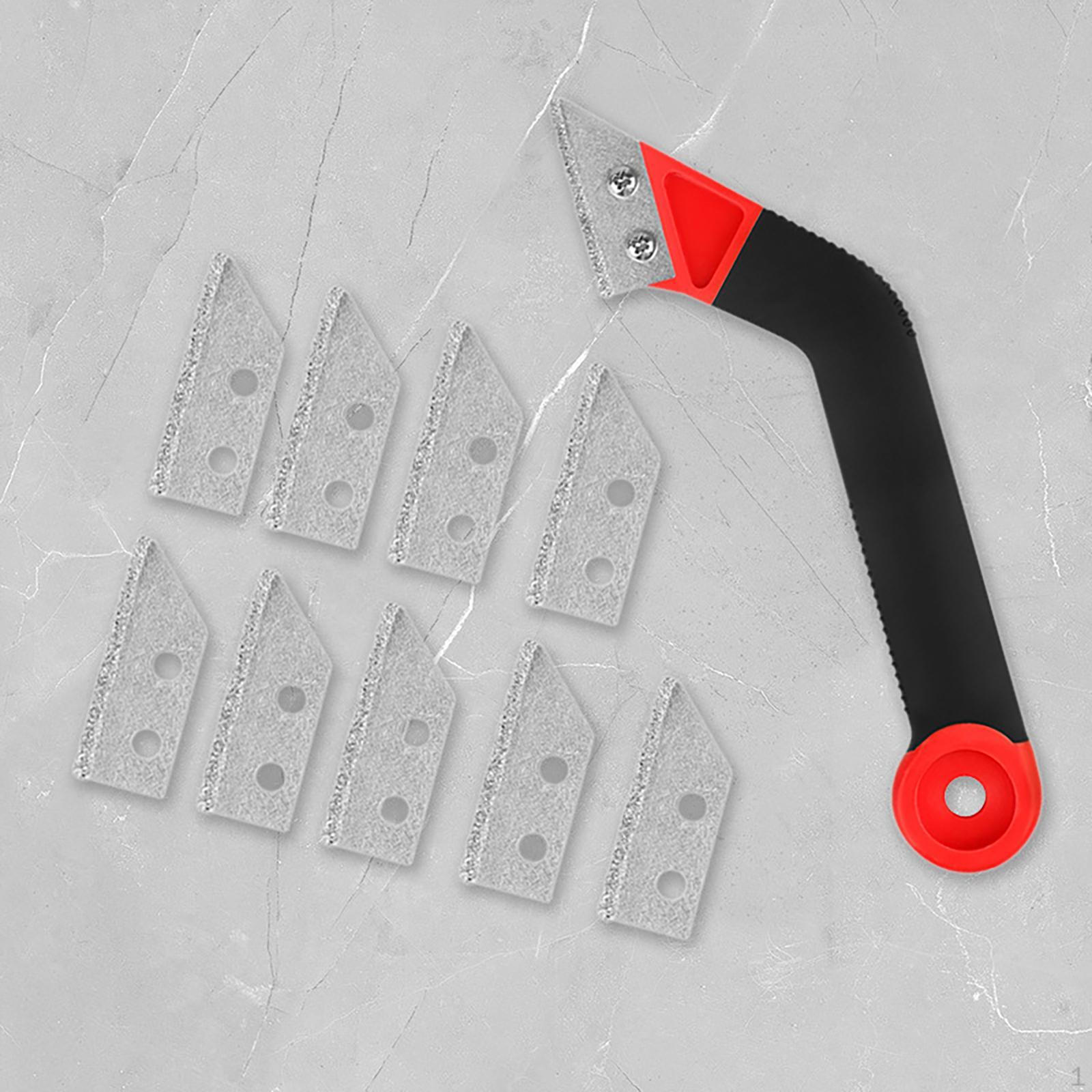 Angled Design Grout Hand Saw for Efficient Tile Joint Cleaning