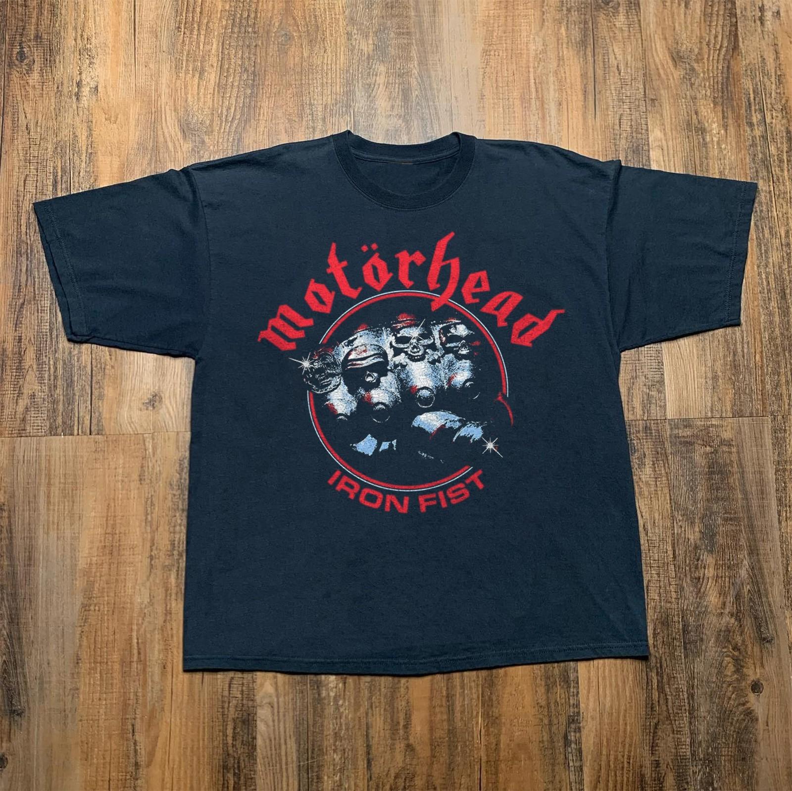 Rare Motörhead Iron Fist Black Unisex T-shirt Size S-5XL S